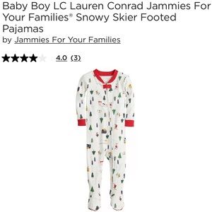 ISO -Lauren Conrad Jammie’s for your family snowy skier onesie size 9-12 months